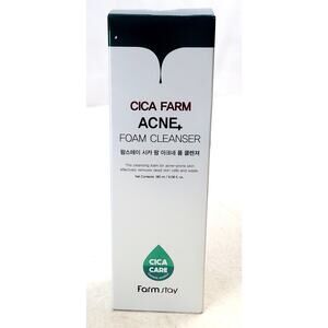 NEW Farmstay Cica Farm Acne Foam Cleanser 180ml Centella CICA K-Beauty Face Wash